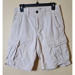 American Eagle Shorts Men's 28 Khaki Longboard Cargo Ripstop Y2K Skater Army